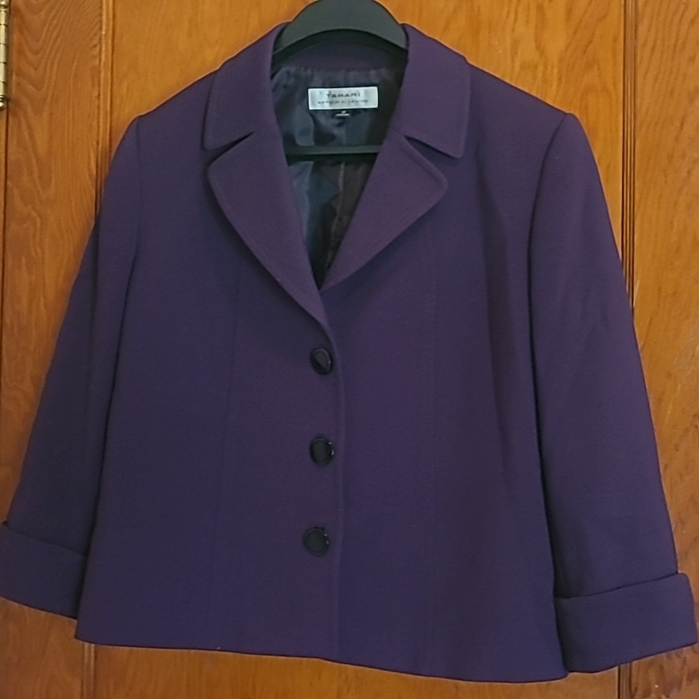 TAHARI Arthur S Levine Fully Lined Suit Jacket sz 12